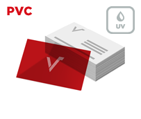 Visitenkarten PVC mit UV Lack